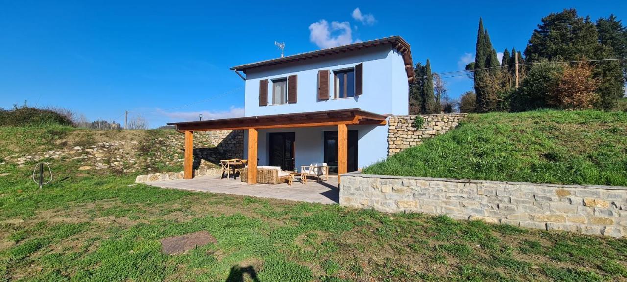 Villa Azzurra Immersa Nel Verde Tra Firenze, Arezzo E Siena Террануова-Браччолини Экстерьер фото